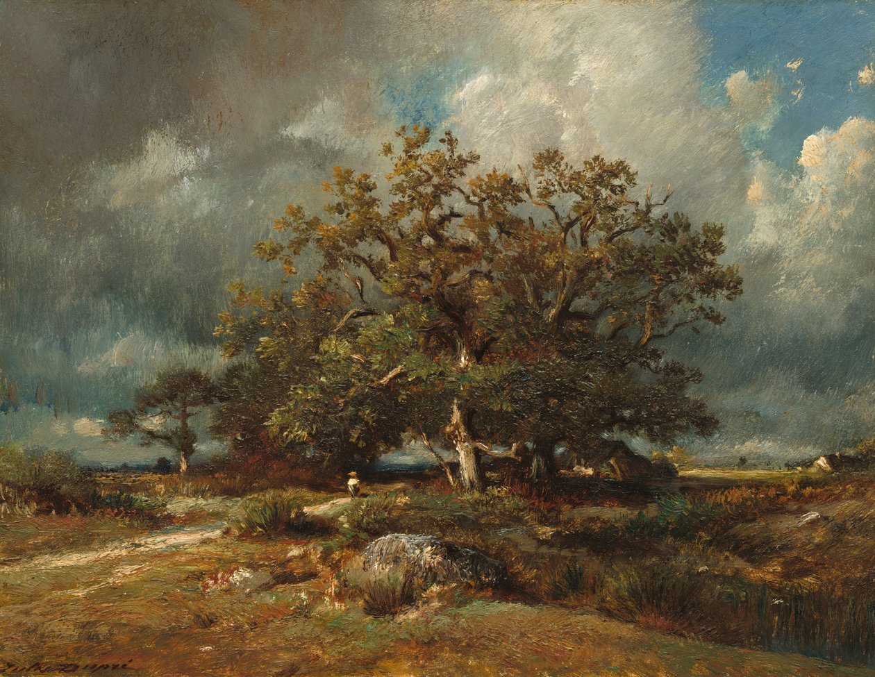 Die alte Eiche, ca. 1870 von Jules Dupré