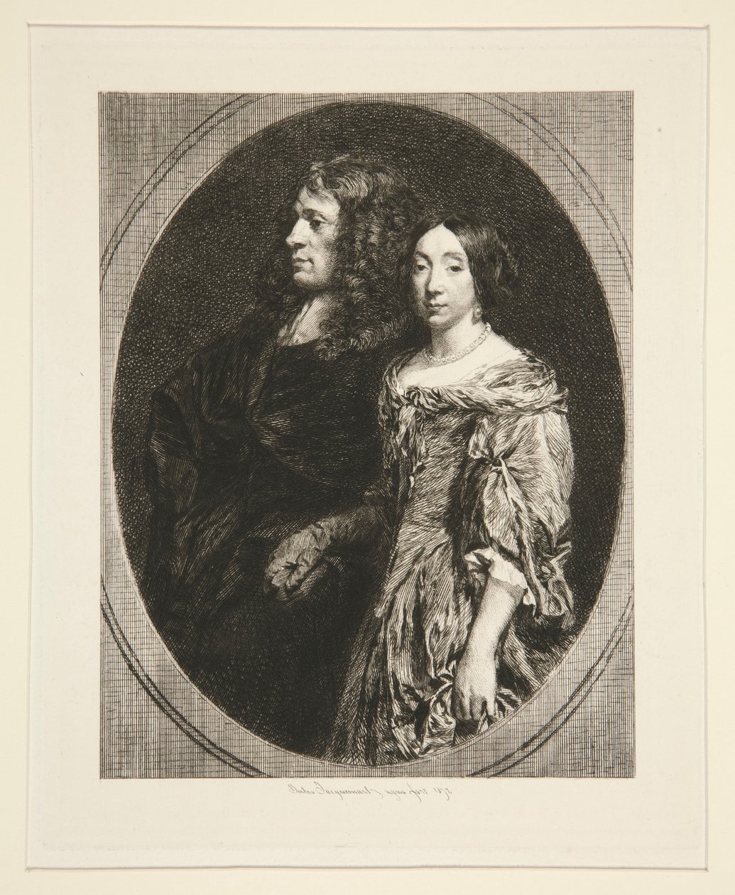 Bürgermeister und Ehefrau von Jules Ferdinand Jacquemart
