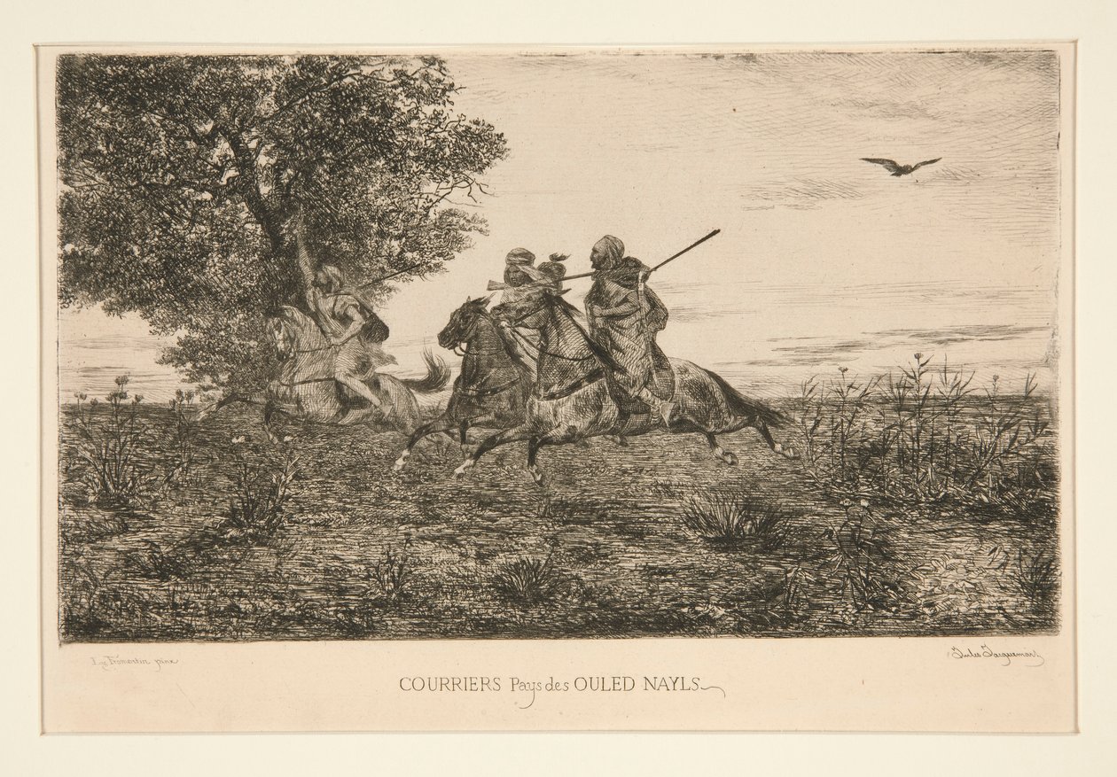 Kuriere aus dem Land der Ouled Nayles von Jules Ferdinand Jacquemart