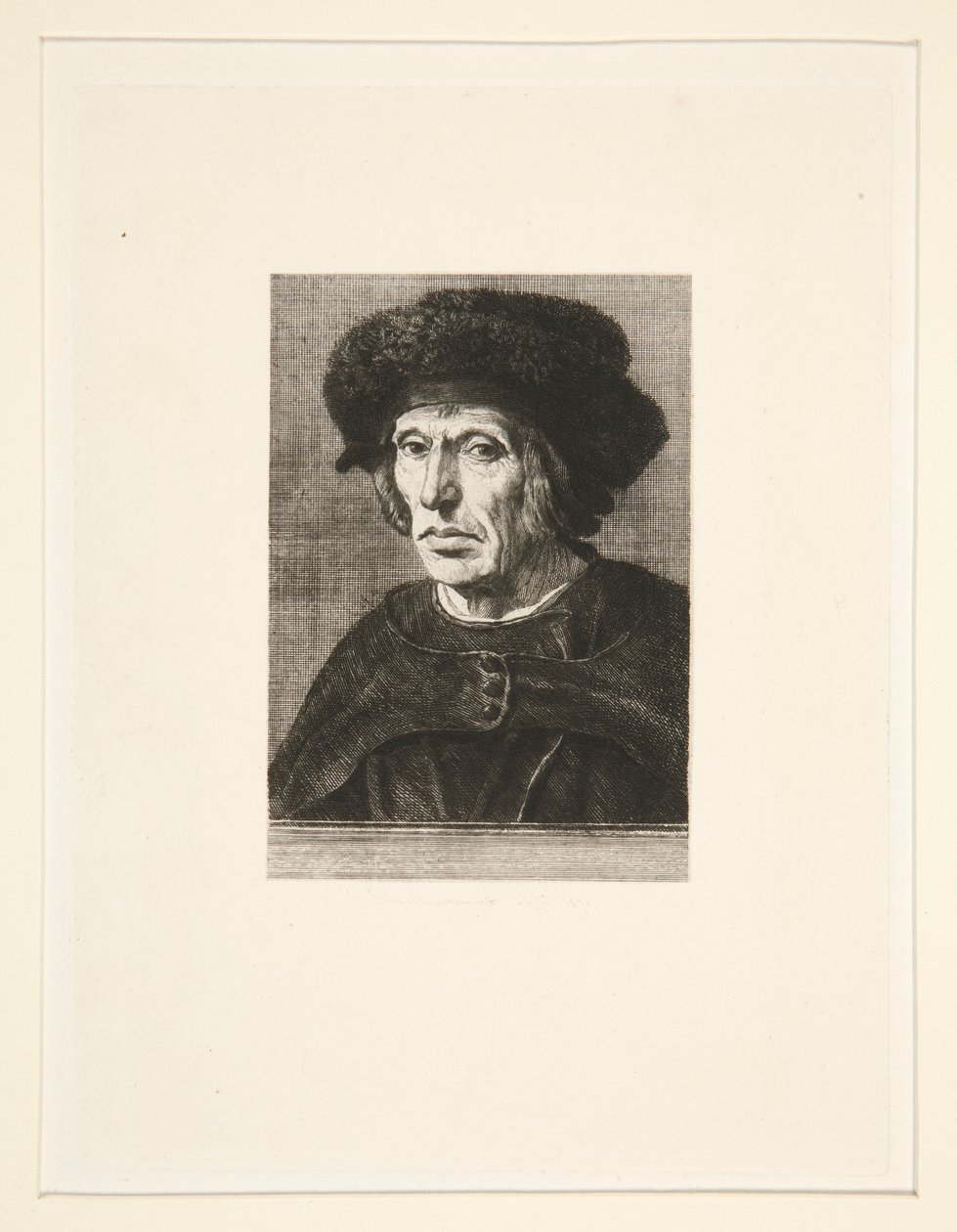 Jacob Willemz van Heem (der Künstler) von Jules Ferdinand Jacquemart