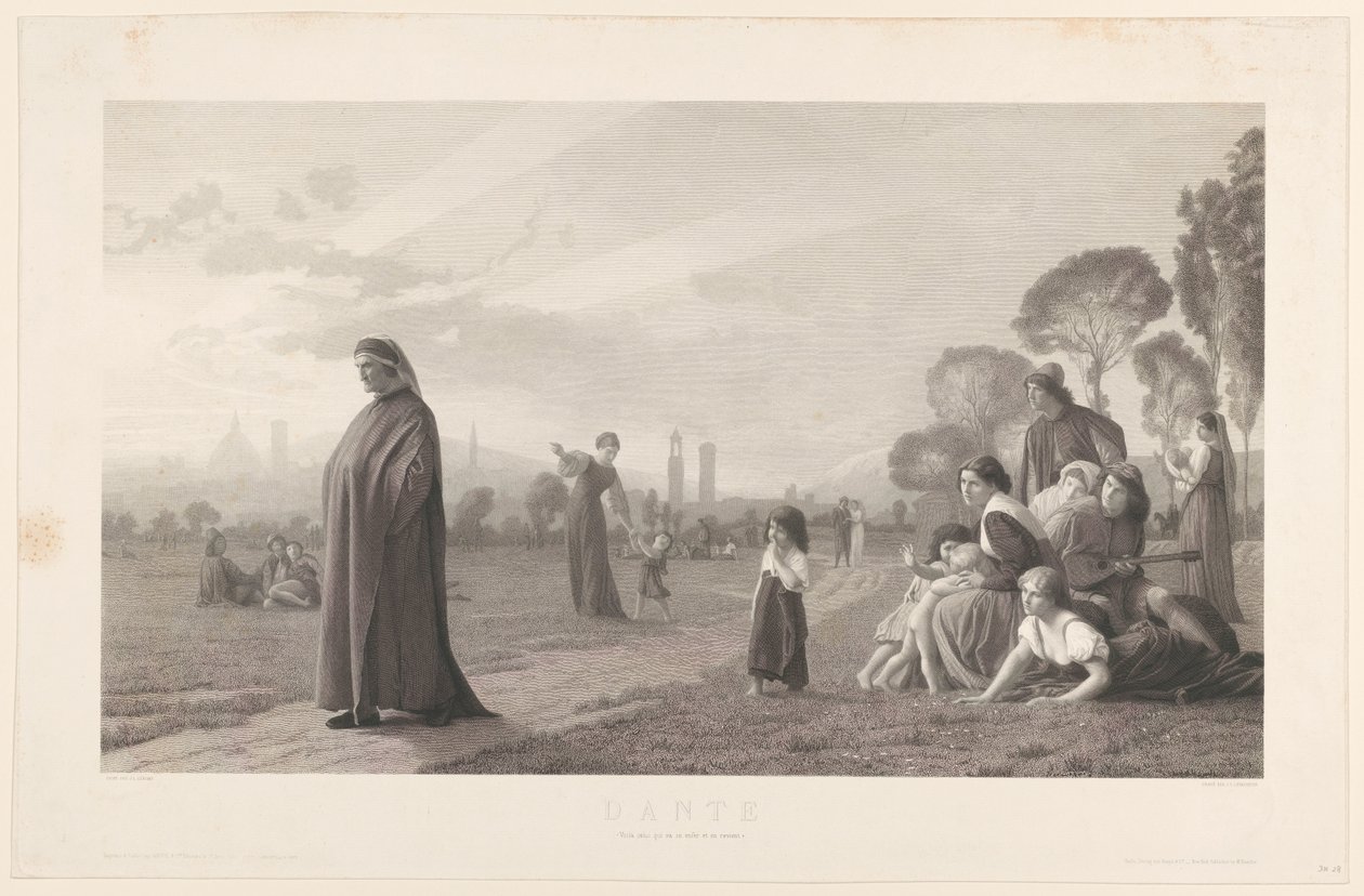 Dante, nach J.L. Gérôme von Jules Gabriel Levasseur