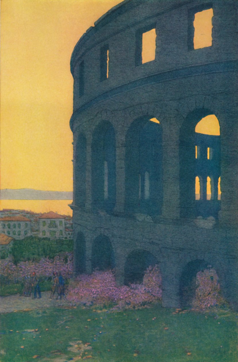 Das römische Amphitheater in Pola, 1913 von Jules Guerin