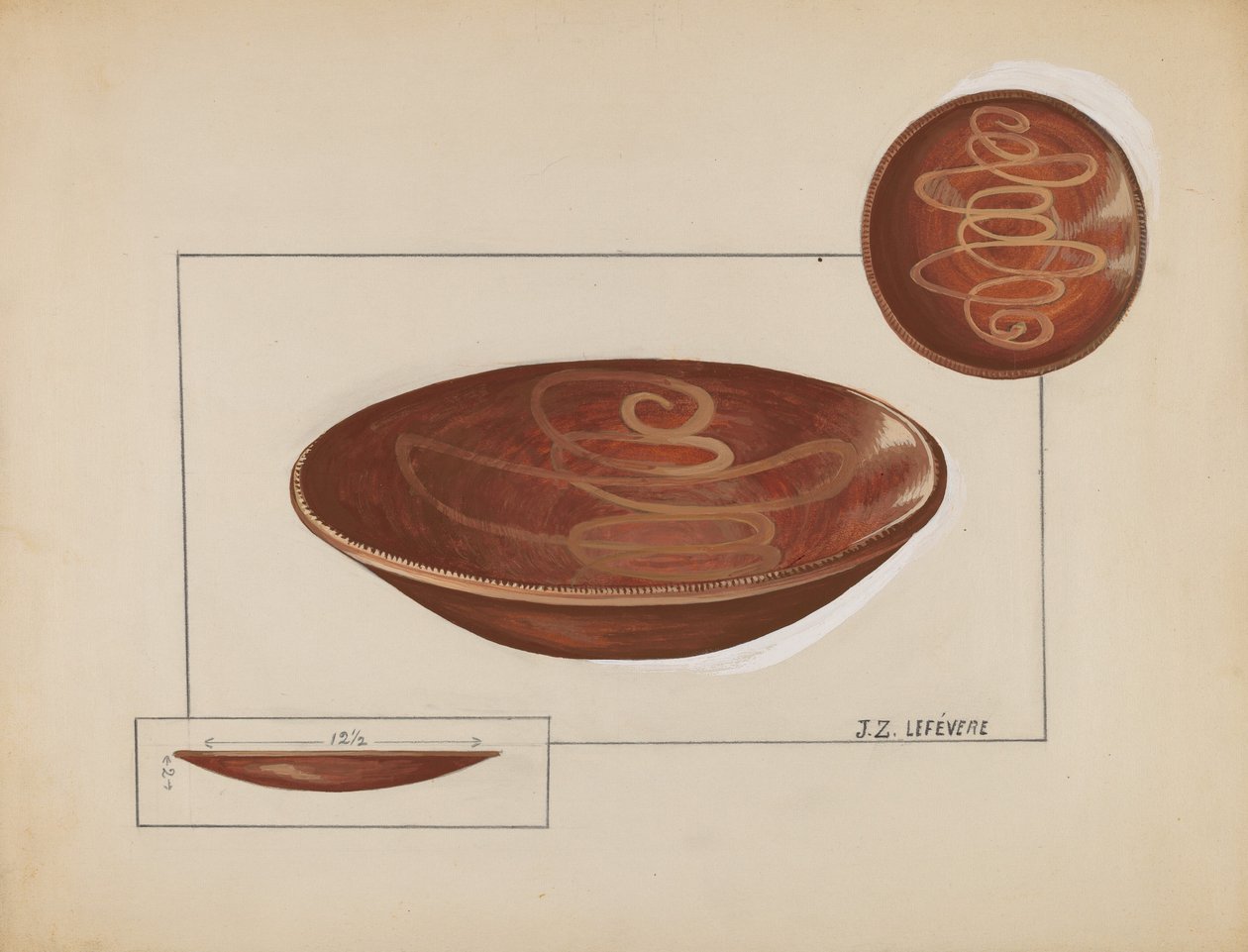 Tortenplatte von Jules Lefevere
