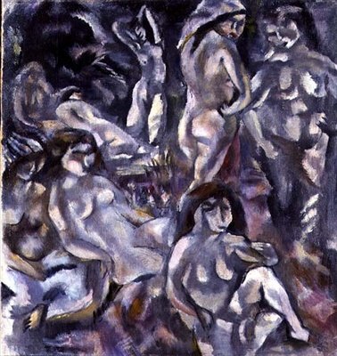 Acht Frauen im Akt von Jules Pascin