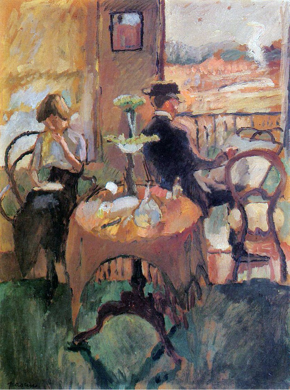 Innenraum, ca. 1910 von Jules Pascin