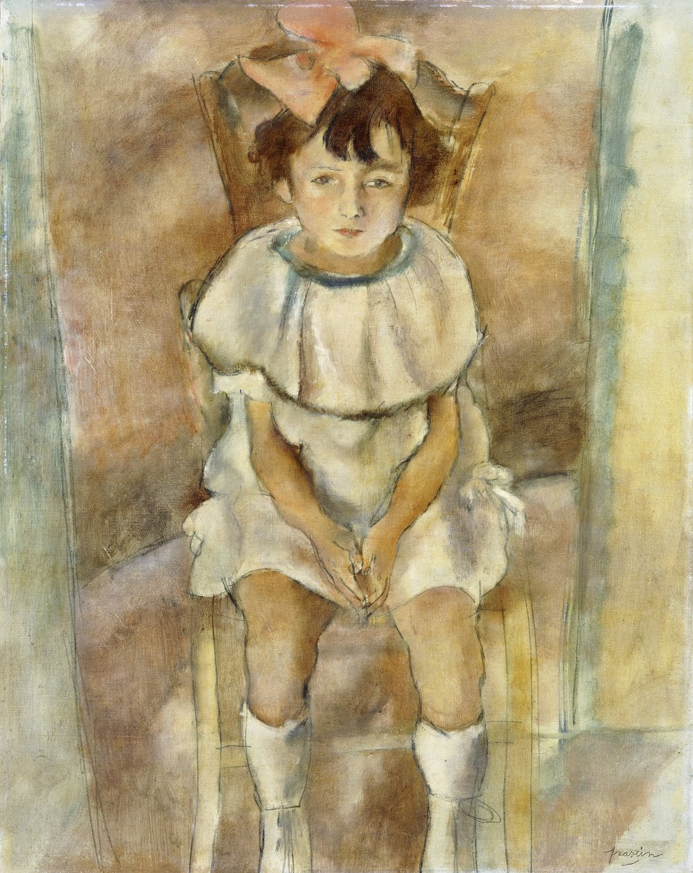 Kleines Mädchen in Rosa, 1926 von Jules Pascin