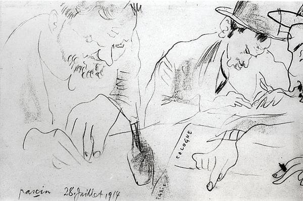 Paris-Köln von Jules Pascin