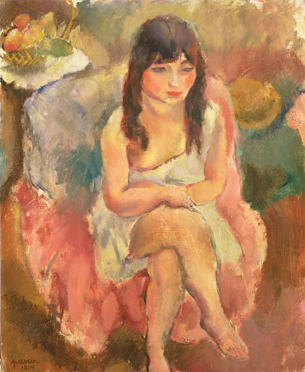 Sitzende Figur, 1914 von Jules Pascin