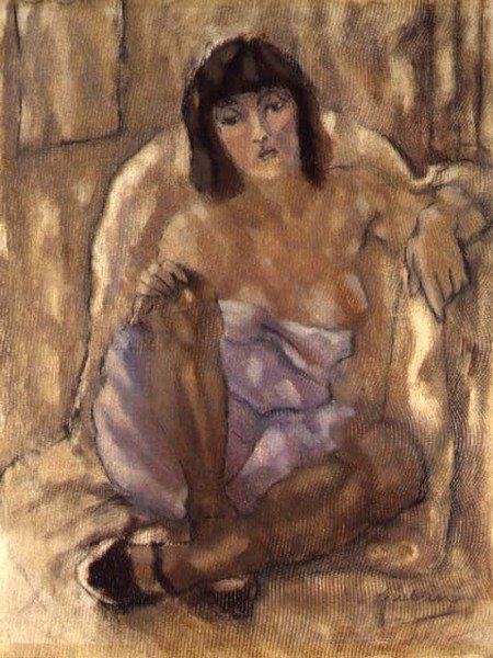 Sitzende Frau von Jules Pascin