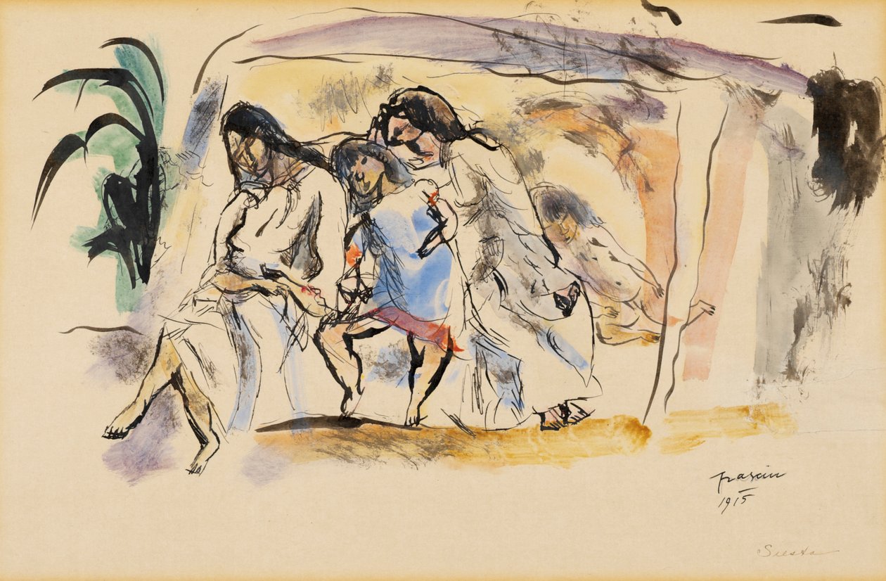Siesta, 1915 von Jules Pascin
