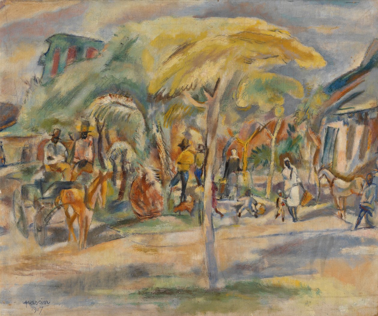 Südliche Landschaft von Jules Pascin