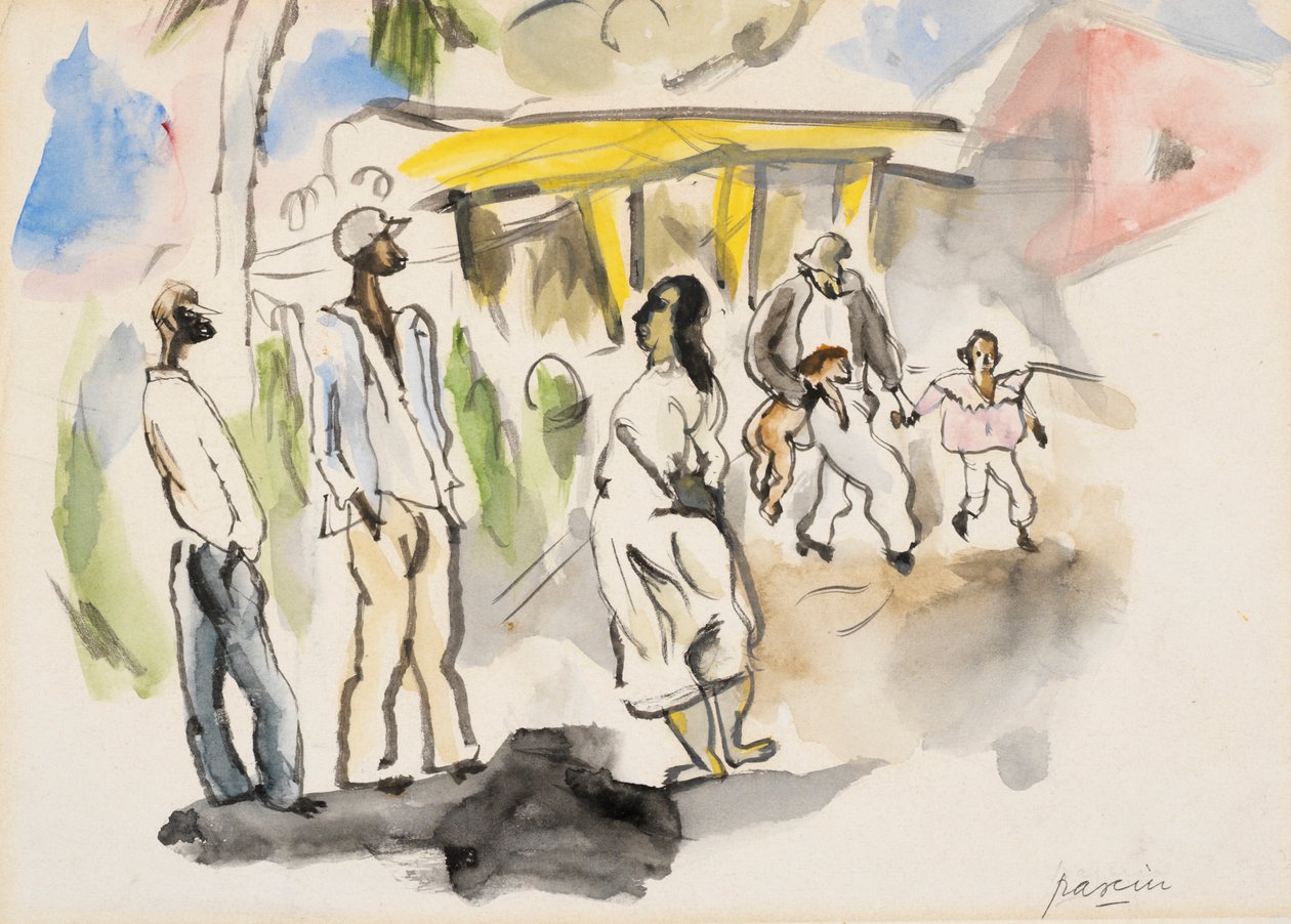 Südliche Szene von Jules Pascin