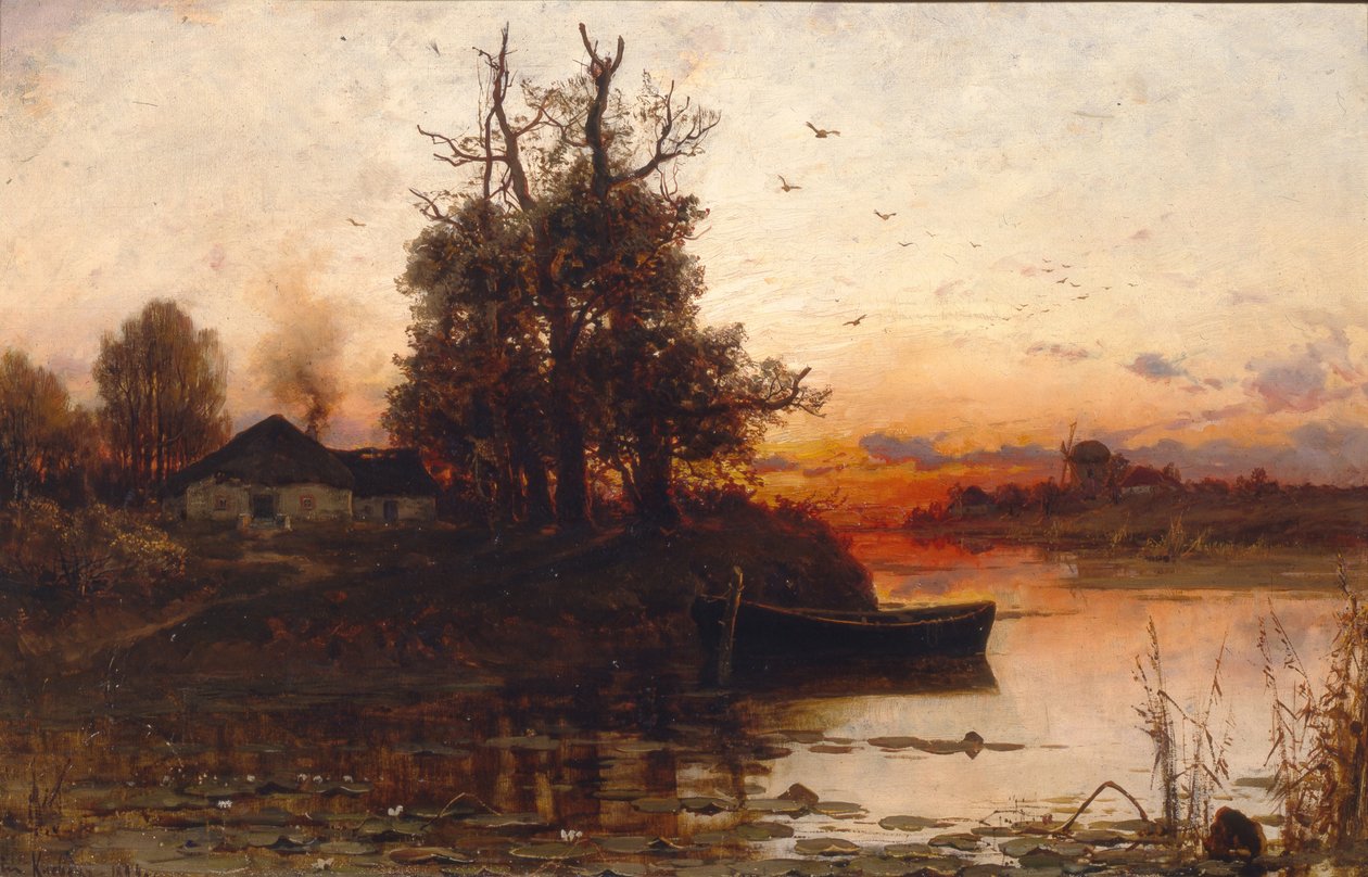Abendstille, 1894 von Juli Julievich Klever