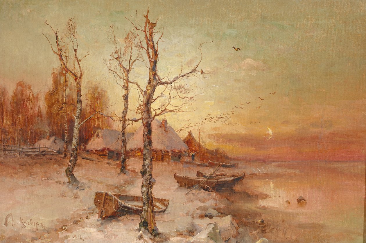 Landschaft, 1912 von Juli Julievich Klever