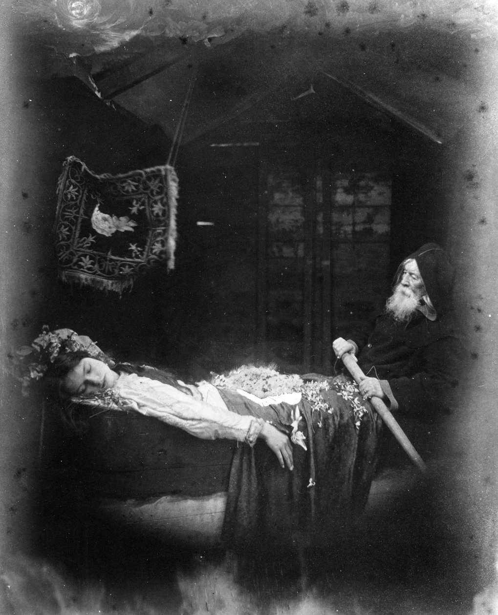 Der Tod von Elaine, Illustration aus 