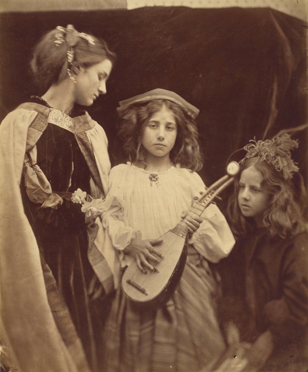 Eine Minnesängergruppe von Julia Margaret Cameron