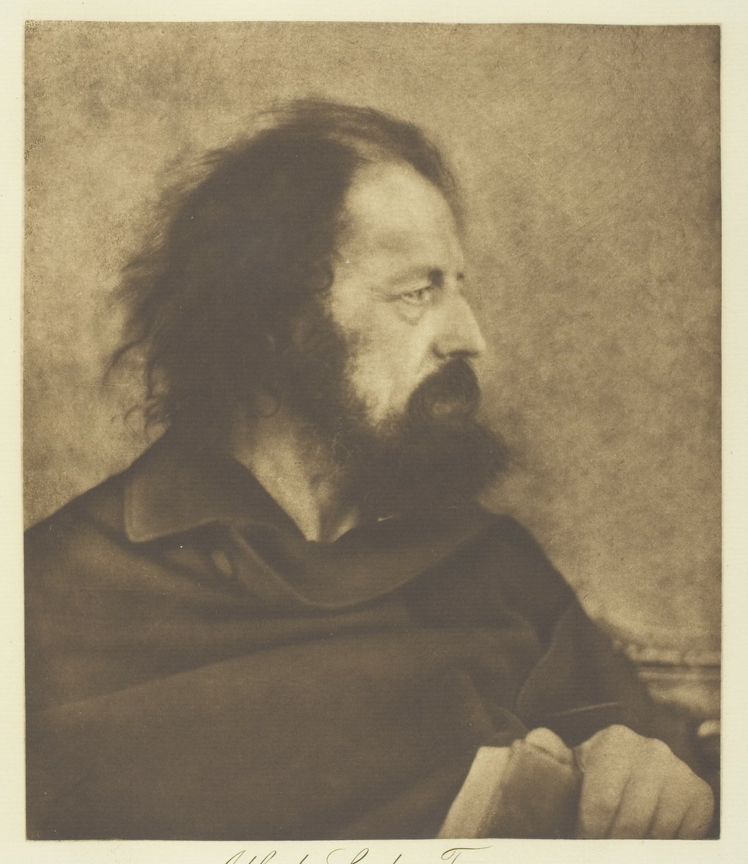 Alfred, Lord Tennyson (Der schmutzige Mönch) von Julia Margaret Cameron