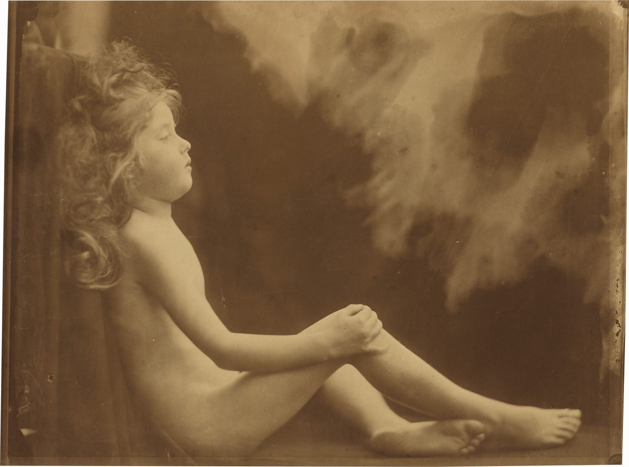 Ein Engel, entflügelt durch dein Verlangen von Julia Margaret Cameron