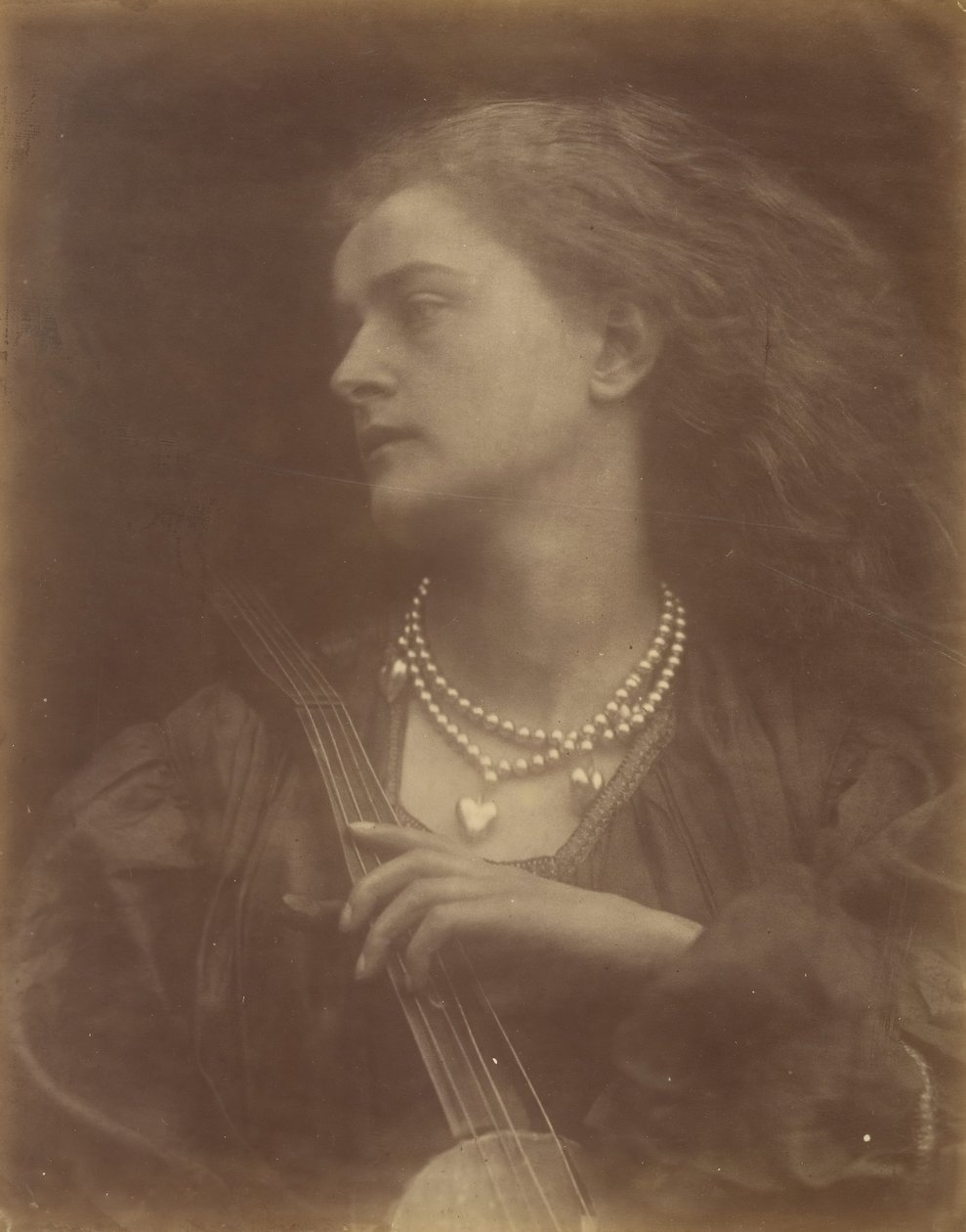 Und Enid sang, September 1874 von Julia Margaret Cameron