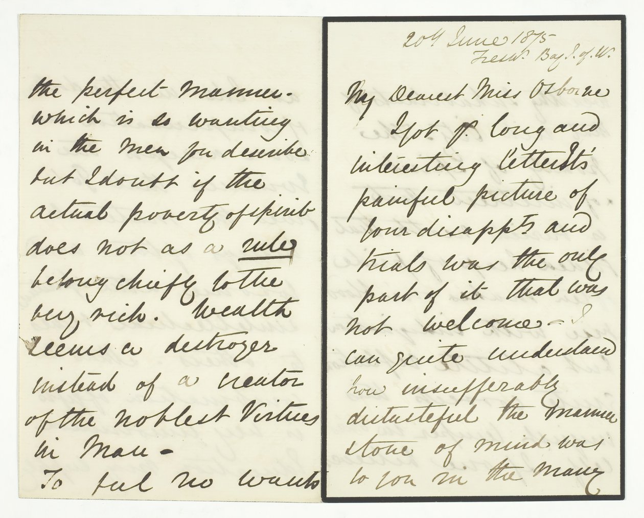 Autographenbrief, 20. Juni 1875 von Julia Margaret Cameron