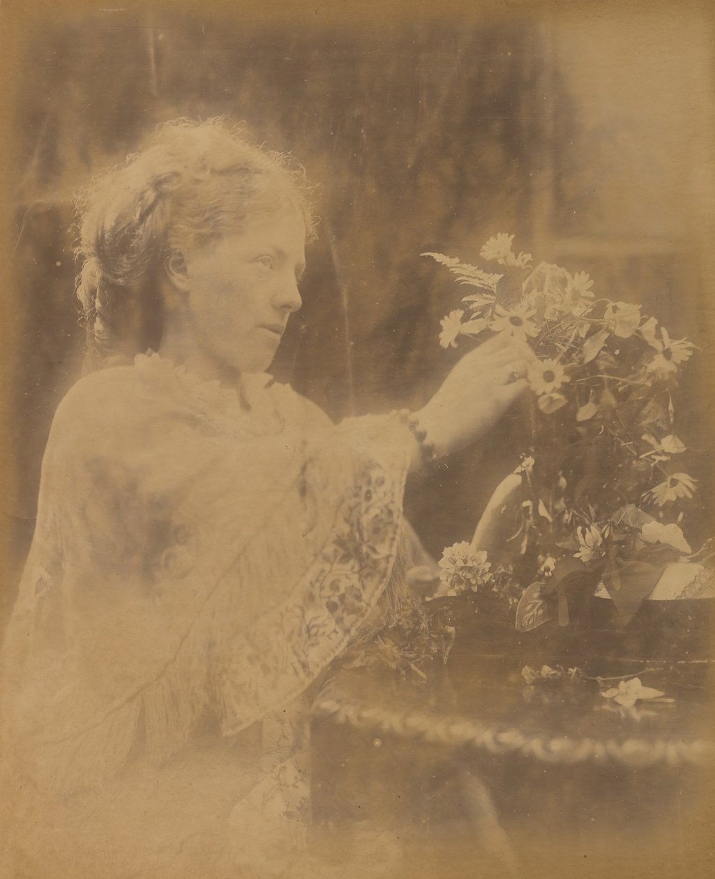 Mrs. Halford Vaugham, Freshwater, 1873 von Julia Margaret Cameron