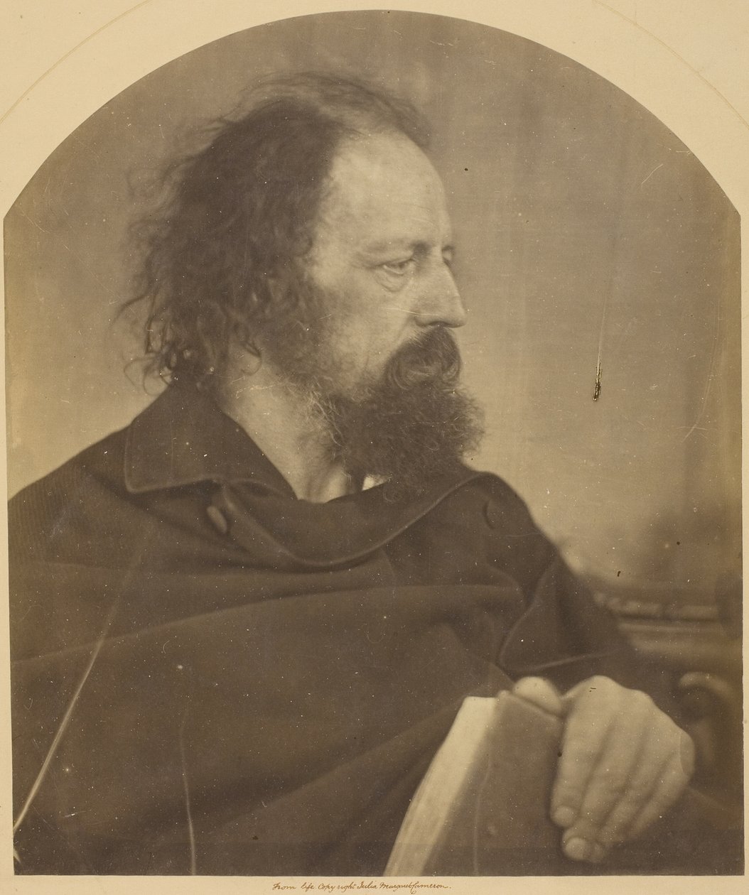 Der schmutzige Mönch, Alfred Tennyson von Julia Margaret Cameron