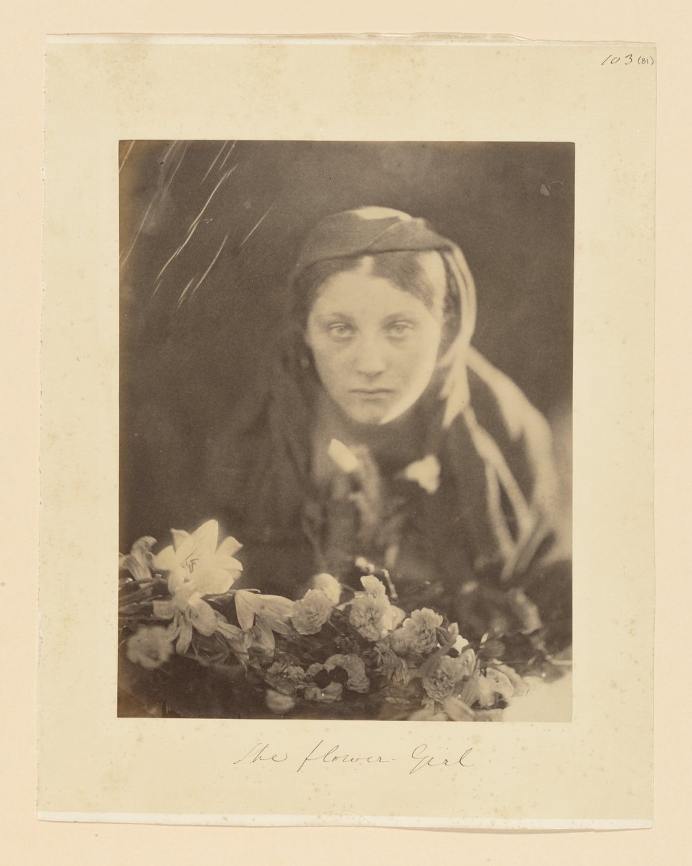 Das Blumenmädchen von Julia Margaret Cameron