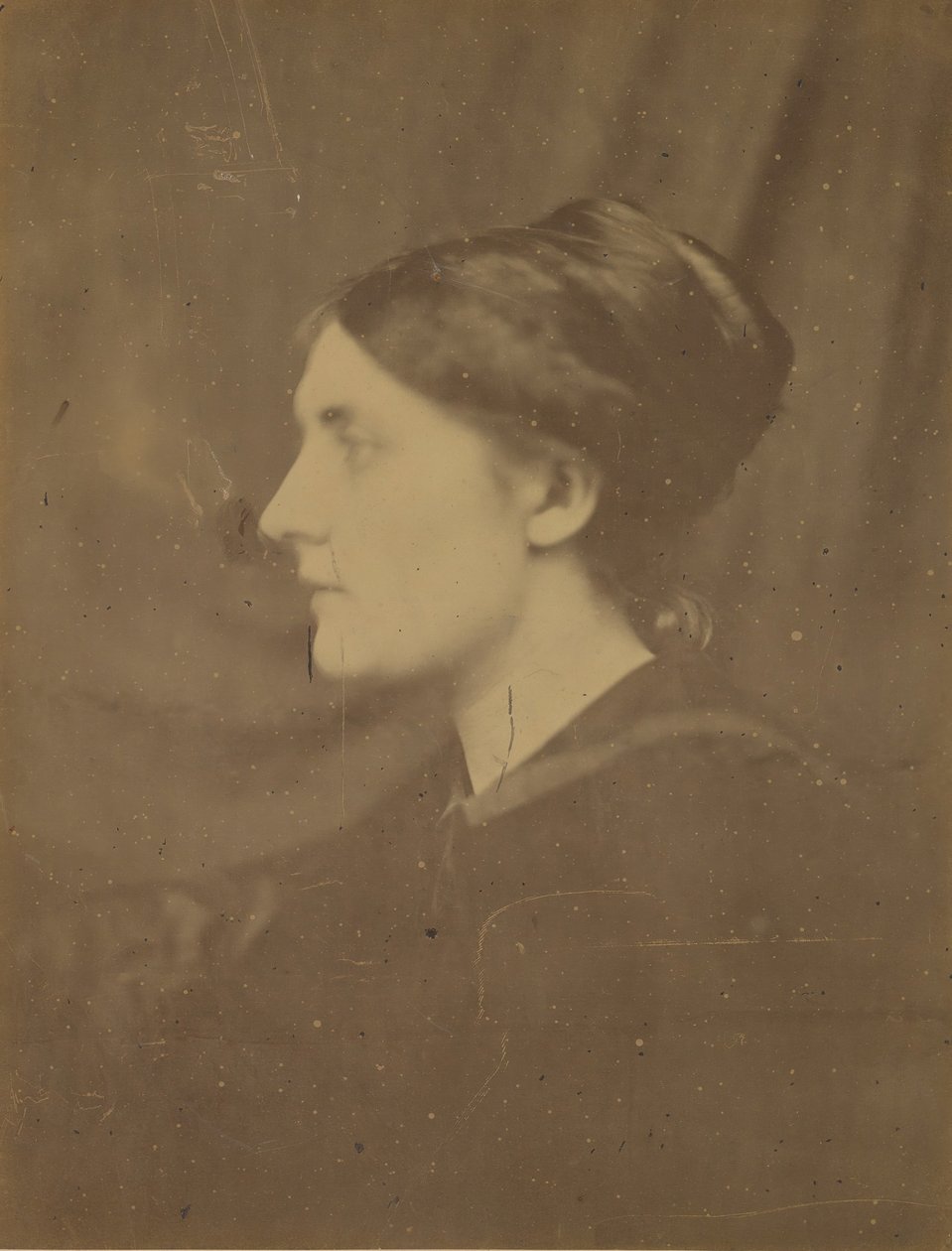 [Unbekannte Frau im Profil] von Julia Margaret Cameron