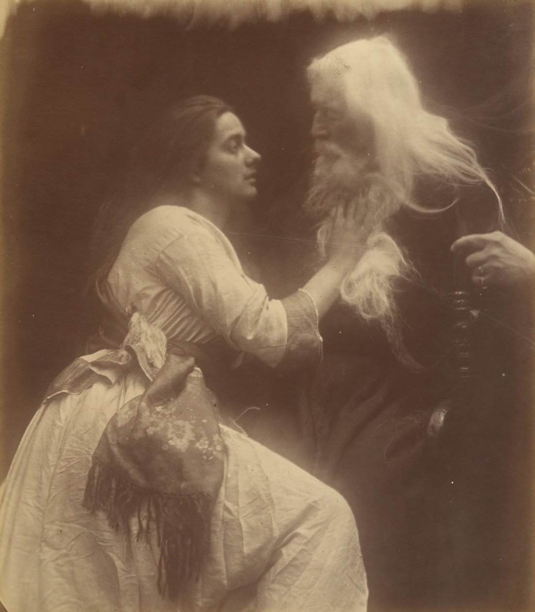 Vivien und Merlin von Julia Margaret Cameron