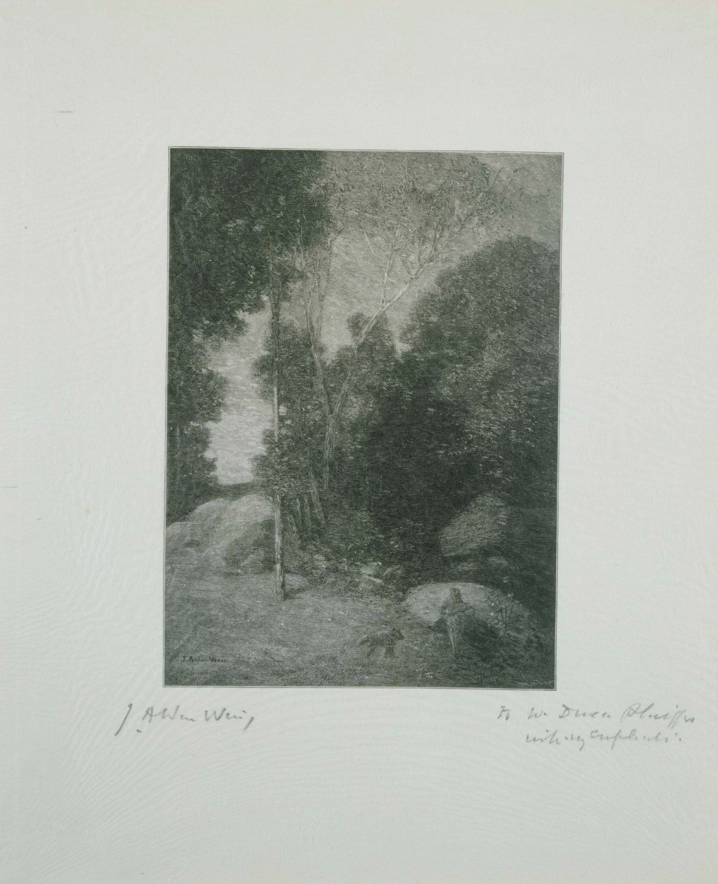Pan und der Wolf von Julian Alden Weir