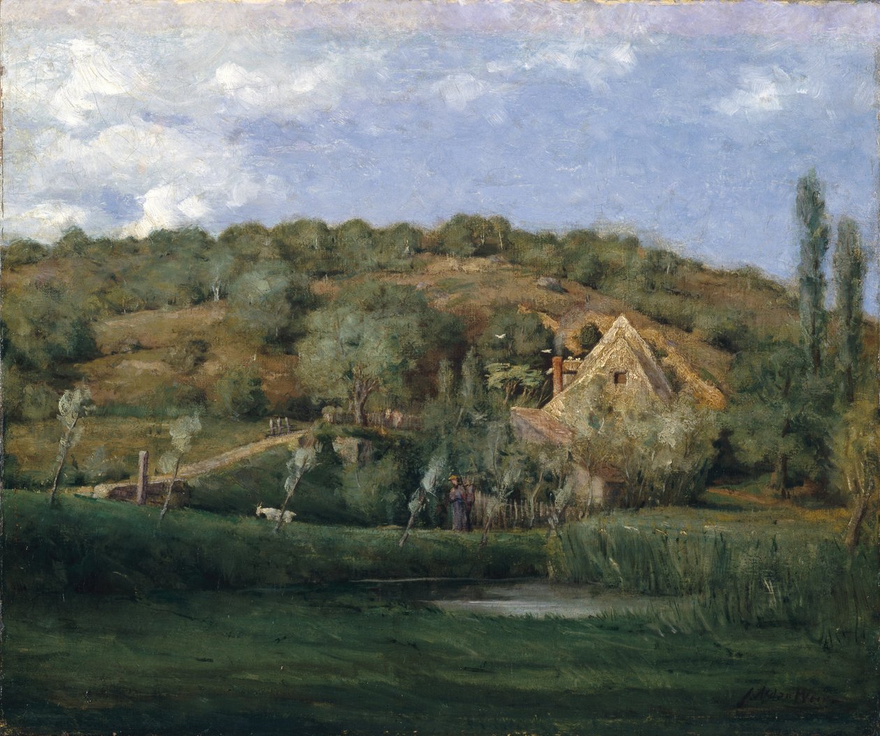 Ein französisches Gehöft, 1878 von Julian Alden Weir