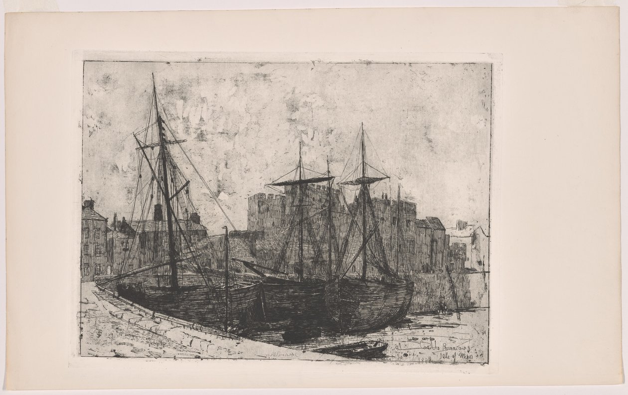 Burg Rushen – Isle of Man von Julian Alden Weir