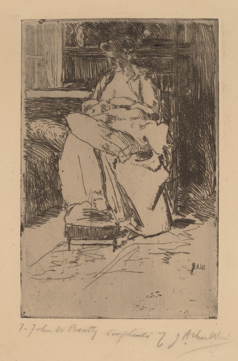 Mutter und Kind von Julian Alden Weir