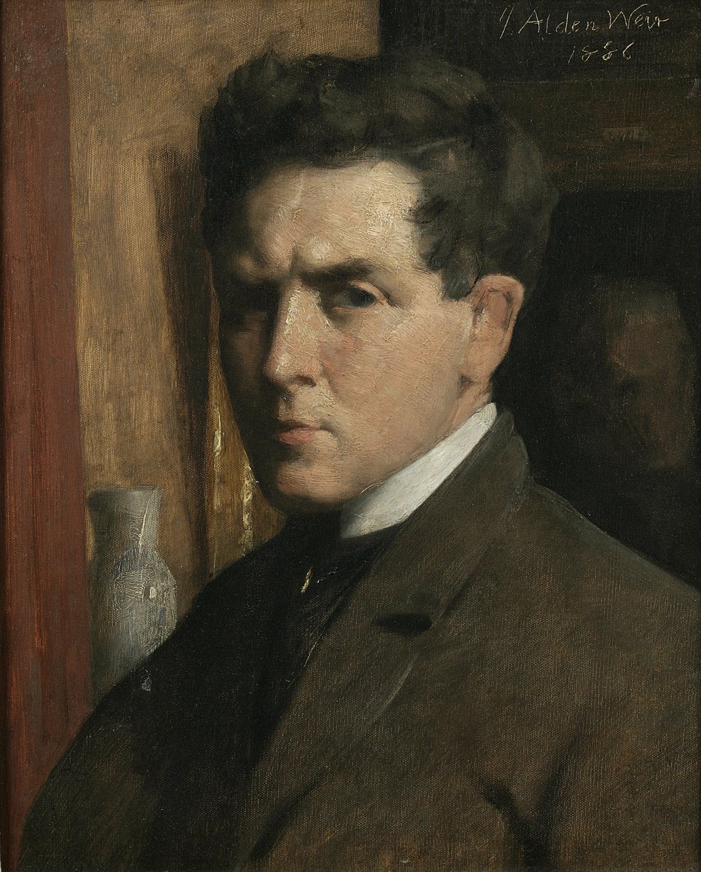 Selbstporträt, 1886 von Julian Alden Weir