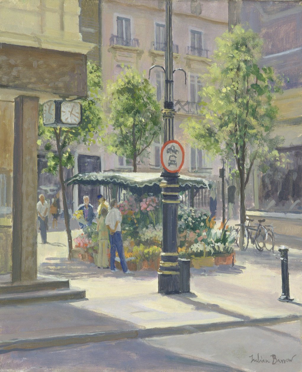 Bond Street Blumenstand von Julian Barrow