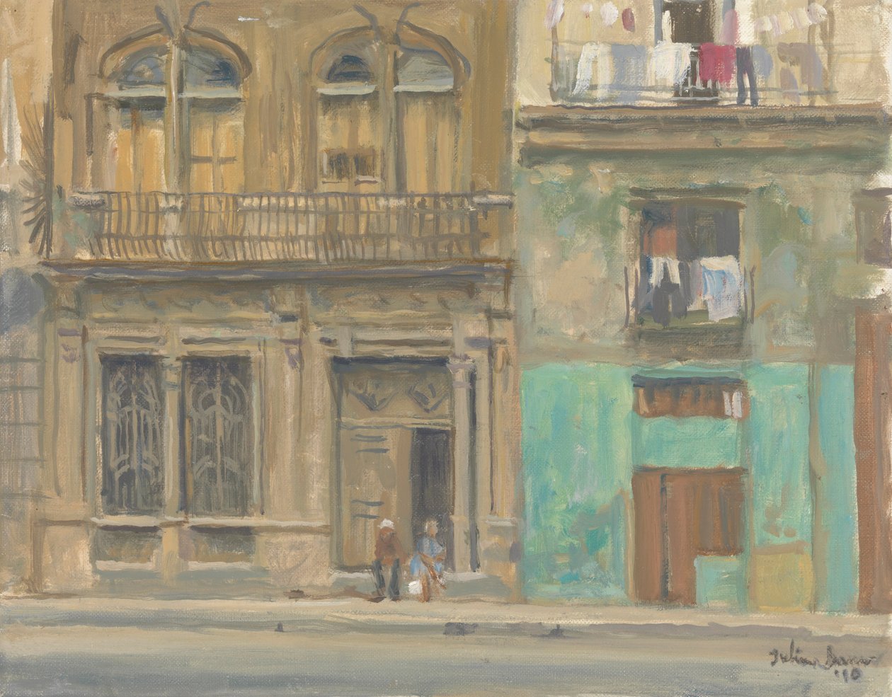 Hausfront in Havanna, 2010 von Julian Barrow