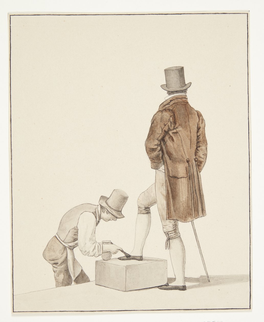 Ein Schuhputzer aus Paris von Julie Eckersberg