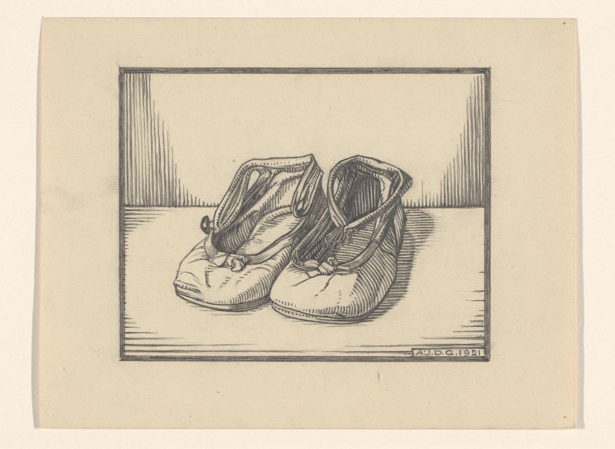 Ein Paar Schuhe von Julie de Graag (signed by artist)
