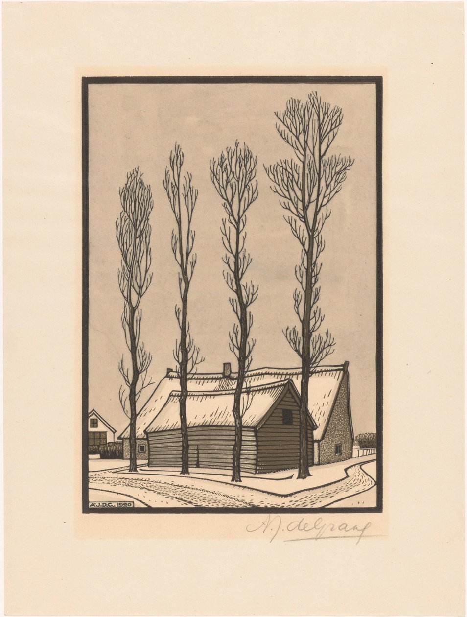 Winter von Julie de Graag (signed by artist)