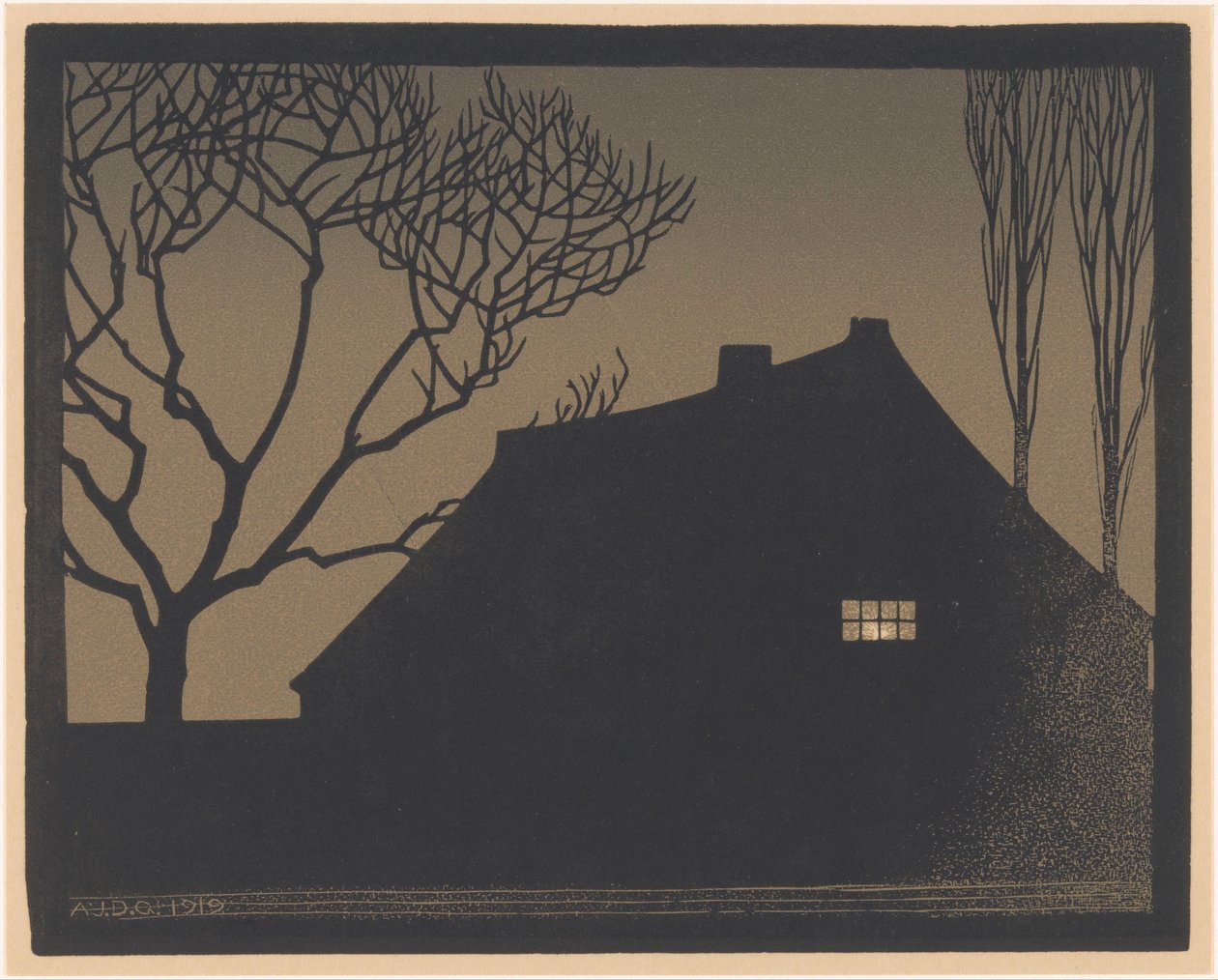 Winterabend von Julie de Graag