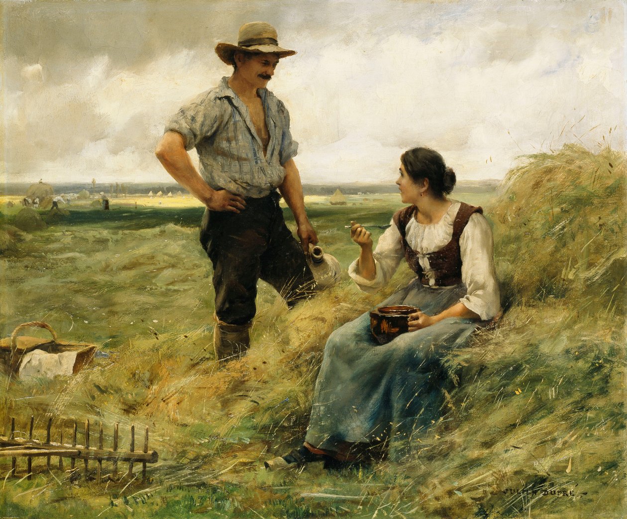 Eine Pause von der Ernte von Julien Dupre