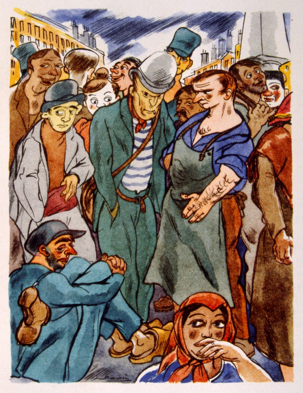 Französischer Weinberg 1944 von Julien Pavil