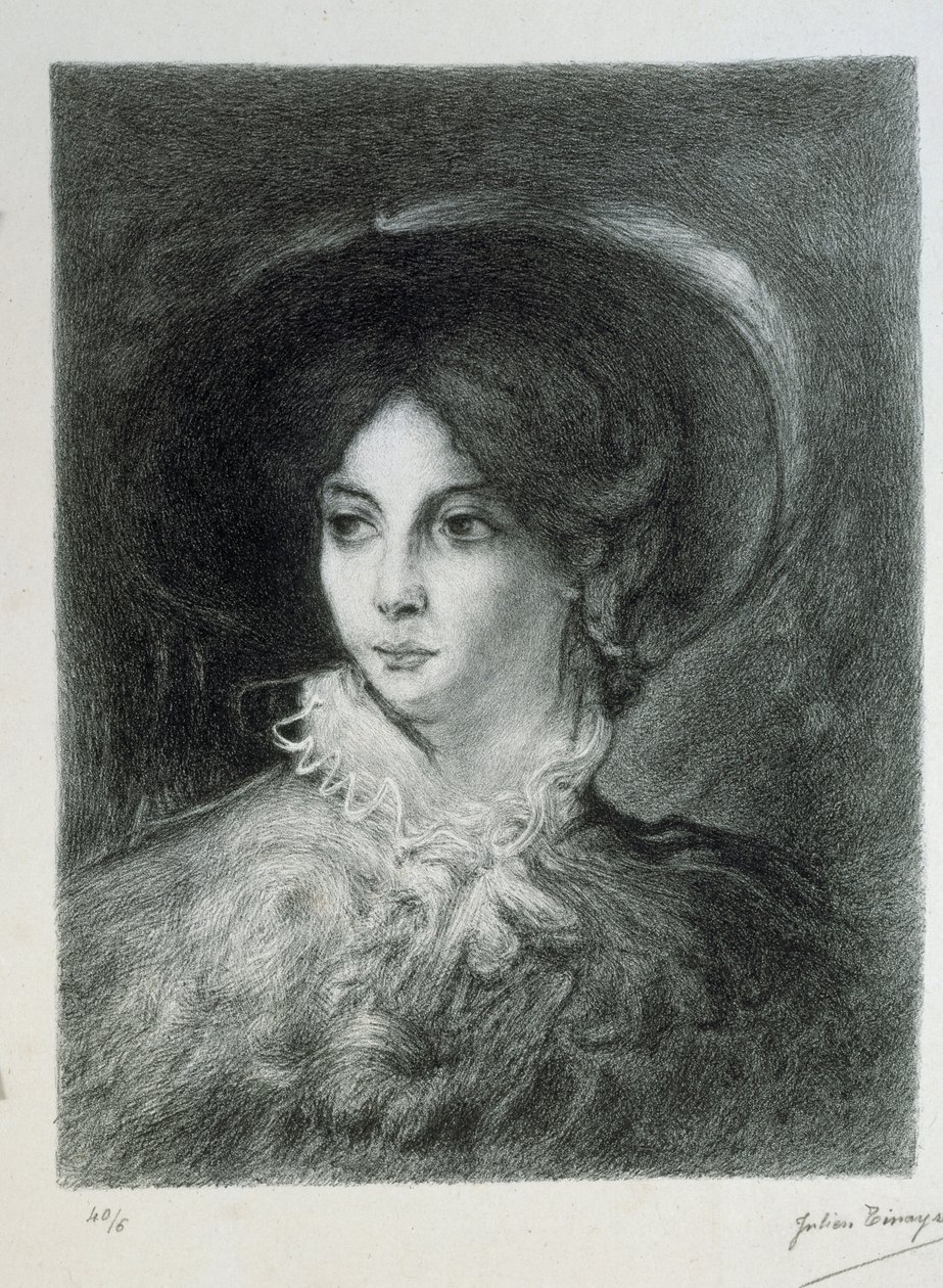 Porträt von George Sand von Julien Tinayre