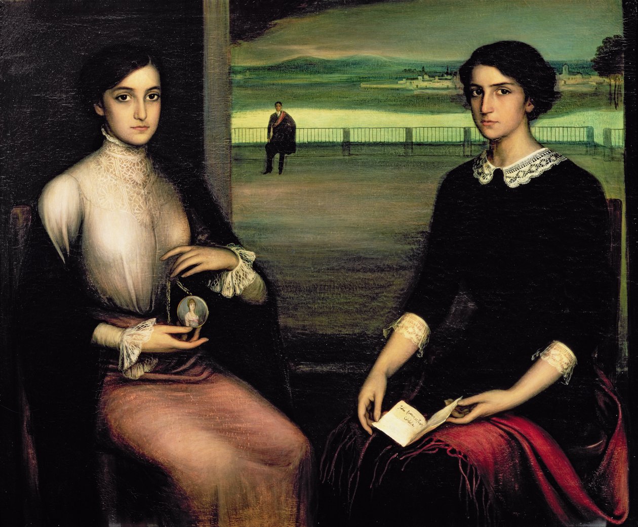 Porträt von Angeles und Fuensanta von Julio Romero de Torres