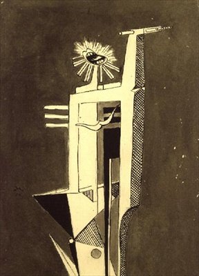 Schreiende Figur, Der Prophet, 1941 von Julio Gonzalez