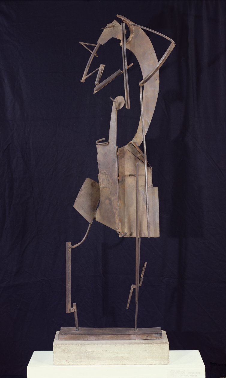 Frau, die ihr Haar richtet, 1929-30 von Julio Gonzalez