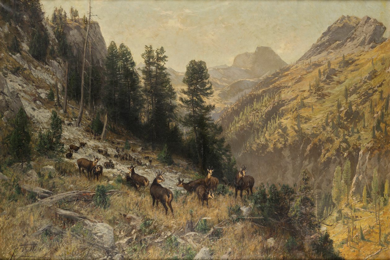 Herbst im Hochgebirge von Julius Arthur Thiele