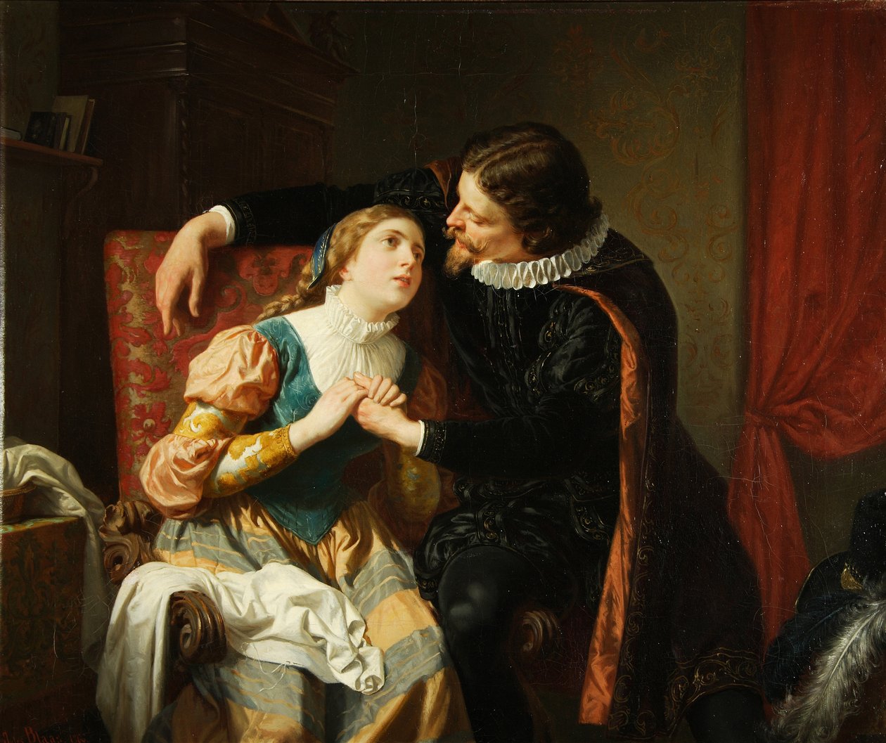 Egmont und Klärchen von Julius Blaas von