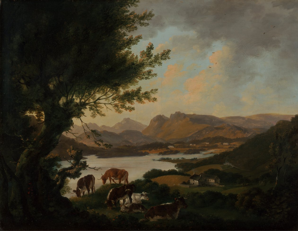 Lake Windermere von Julius Caesar Ibbetson