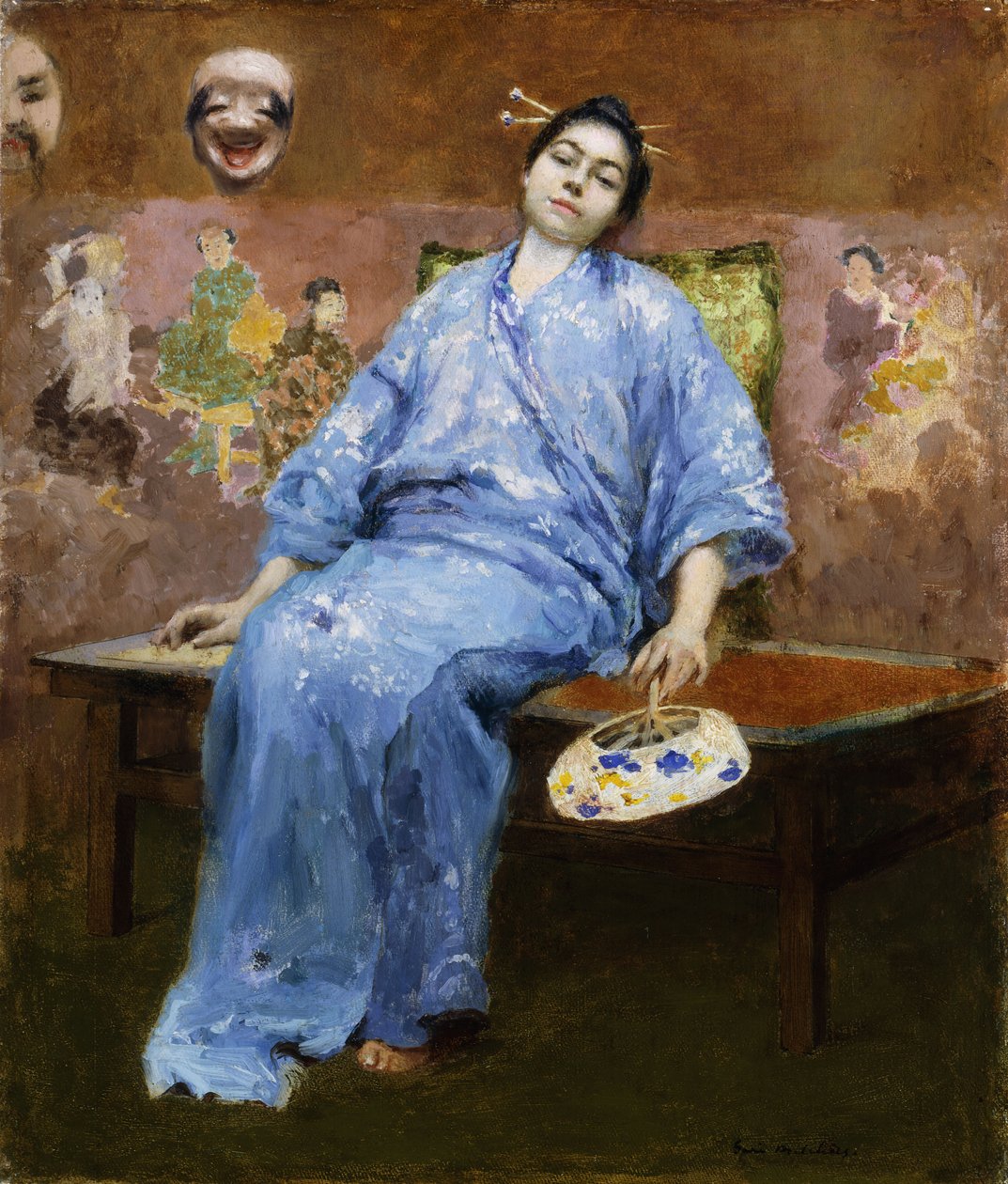 Geisha in Ruhe von Julius Gari Melchers